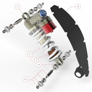 Federbein Olle 210 mm