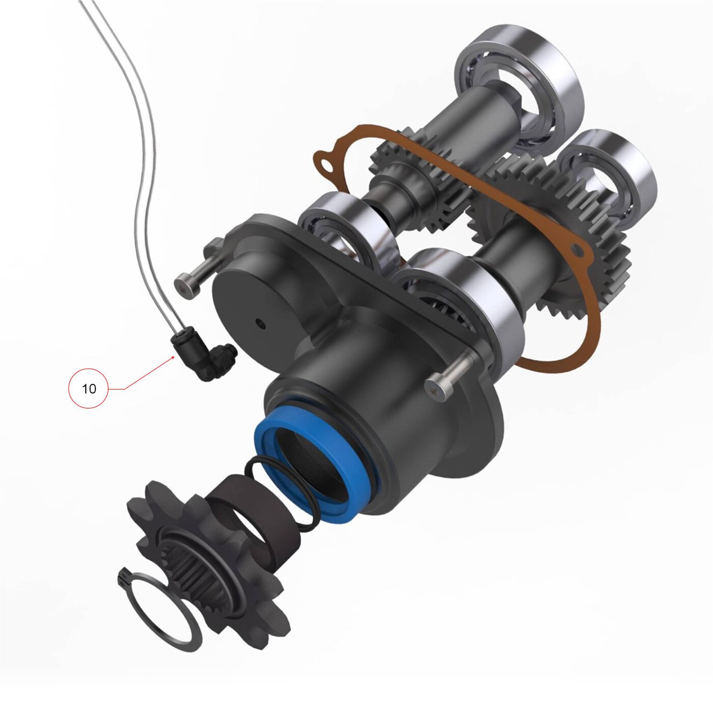 Briny River M4 Entlüftungsanschluss-Set - 2 Stück Mit O-Ring Für SRAM Bremsen